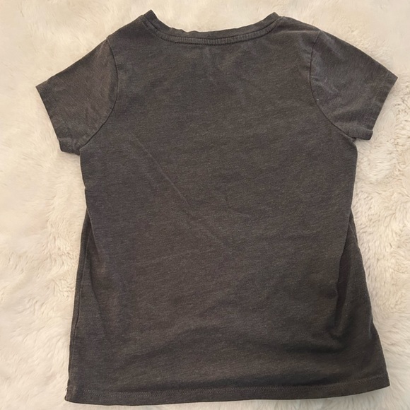 Cat & Jack XS (4/5) 'Besties' Short Sleeve Graphic T-Shirt Charcoal - Picture 3 of 3